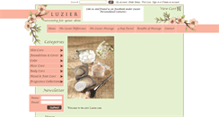 Desktop Screenshot of luzier.com
